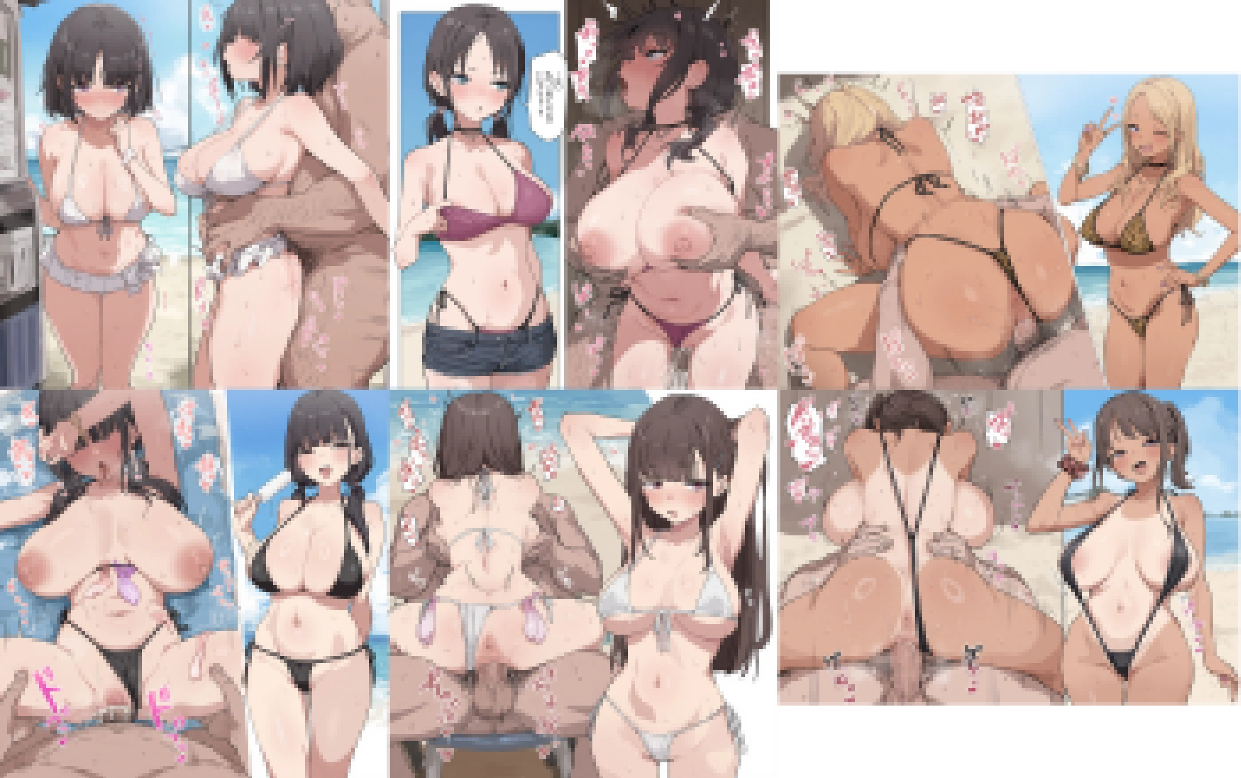 即落ちシリーズ 水着編 7