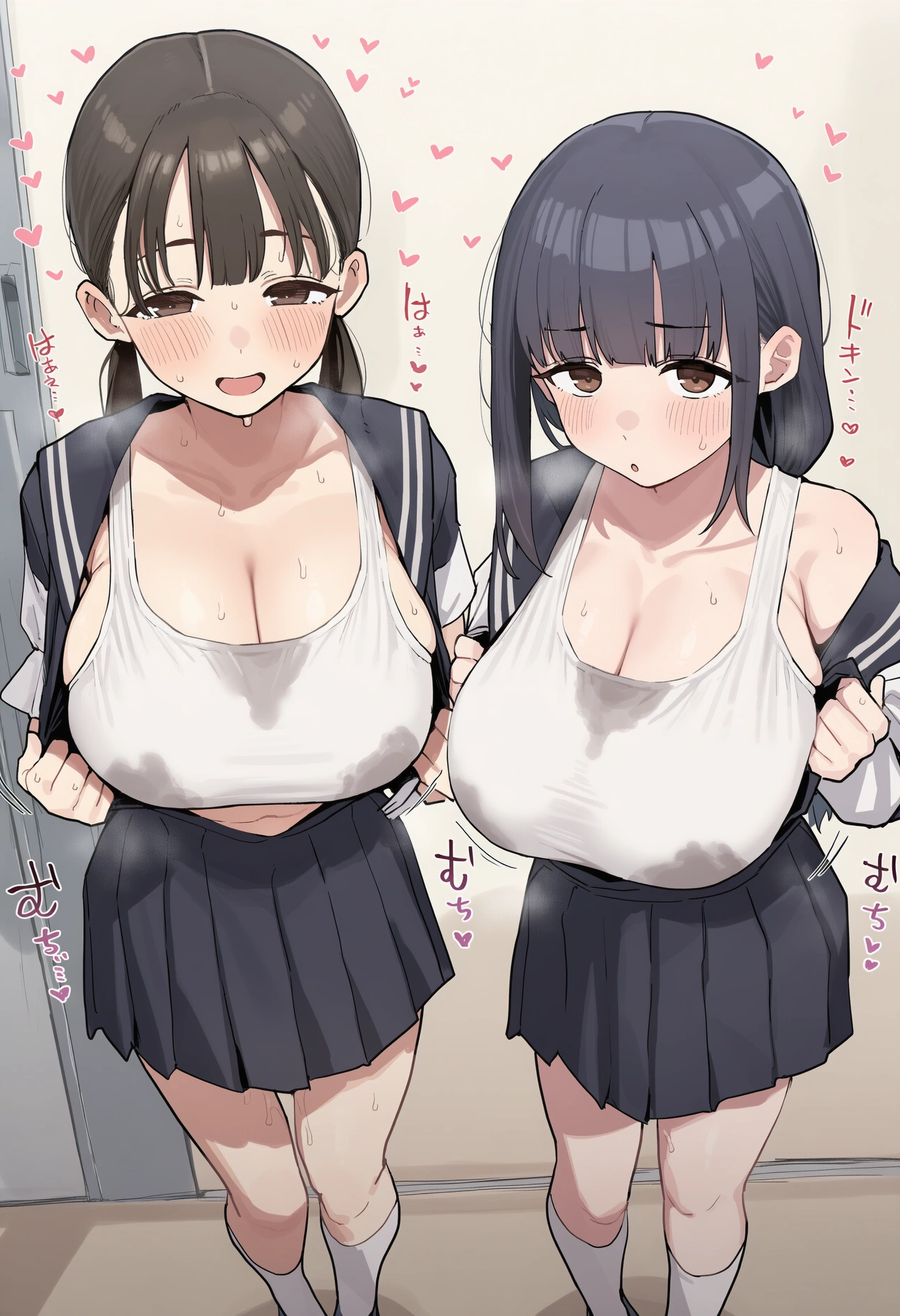 制服経産婦侍らせてJ〇母乳飲み放題性活 6