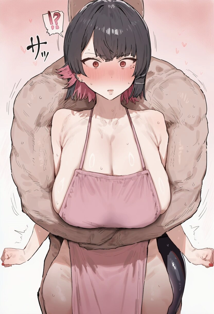 エプロンを贈呈 16