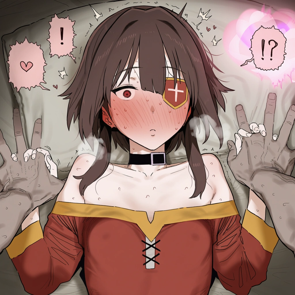 爆裂魔法より凄い快感でお薬漬けのアへ顔になっためぐみん♡ 3